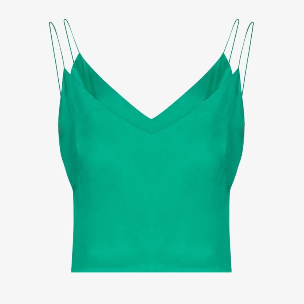 NWOT Gauge81 Kariya Layered Silk Crop Top